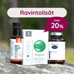 Ravintolisi jopa 20 %